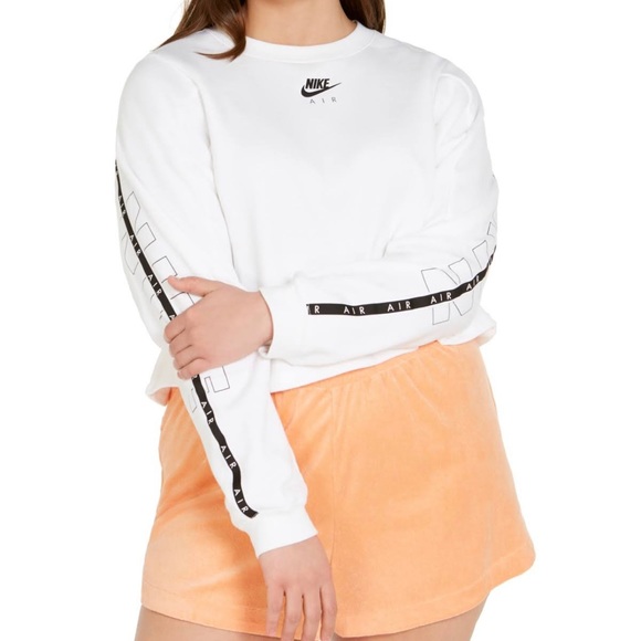 Nike Air Women’s Plus Size Crewneck Cropped Top - Picture 4 of 4